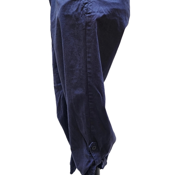 Charter Club. Navy Blue, Katherine Fit, Pedal Pusher Pants. Size 6 - Picture 6 of 8